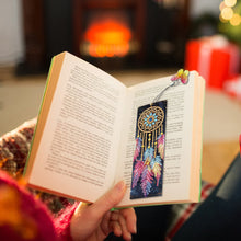 Load image into Gallery viewer, 3Pcs Special Shape Dream Catcher 5D DIY Diamond Painting Bookmark with Pendants