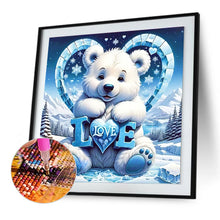 Load image into Gallery viewer, Diamond Painting - Full Round - White bear (30*30CM)