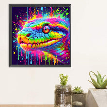Load image into Gallery viewer, Diamond Painting - Full Round - Colorful snake (30*30CM)
