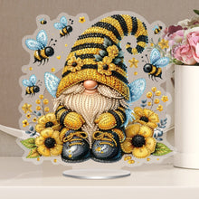 Load image into Gallery viewer, Acrylic Special Shape Bee Gnome 5D DIY Diamond Painting Desktop Ornaments