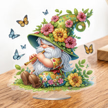 Load image into Gallery viewer, Acrylic Special Shape Flute Gnome 5D DIY Diamond Painting Desktop Ornaments