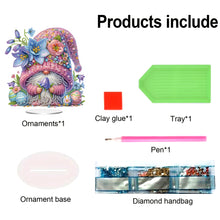 Load image into Gallery viewer, Acrylic Special Shape Flower Easter Gnome Diamond Painting Desktop Ornaments