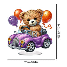 Load image into Gallery viewer, Acrylic Special Shape Bear Diamond Painting Desktop Decors for Home Office Decor