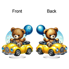 Load image into Gallery viewer, Acrylic Special Shape Bear Diamond Painting Desktop Decors for Home Office Decor