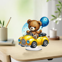 Load image into Gallery viewer, Acrylic Special Shape Bear Diamond Painting Desktop Decors for Home Office Decor