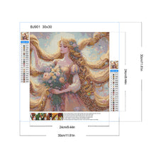 Load image into Gallery viewer, Diamond Painting - Full Round - Disney Princess Rapunzel (30*30CM)