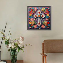 Load image into Gallery viewer, Diamond Painting - Full Round - Paper daisy cross (30*30CM)