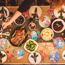 Load image into Gallery viewer, 8Pcs Wooden Butterfly DIY Coaster Diamond Dot Kits Round Diamond Art Coasters