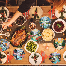 Load image into Gallery viewer, 8Pcs Wooden Butterfly DIY Coaster Diamond Dot Kits Round Diamond Art Coasters