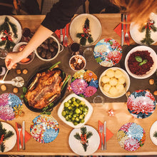 Load image into Gallery viewer, 8Pcs Wooden Butterfly DIY Coaster Diamond Dot Kits Round Diamond Art Coasters