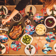 Load image into Gallery viewer, 8Pcs Wooden Butterfly DIY Coaster Diamond Dot Kits Round Diamond Art Coasters