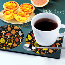 Load image into Gallery viewer, 8Pcs Wooden Butterfly DIY Coaster Diamond Dot Kits Round Diamond Art Coasters