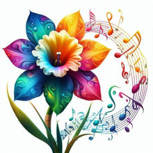 Load image into Gallery viewer, Diamond Painting - Full Round - musical note flowers (30*30CM)
