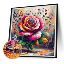 Load image into Gallery viewer, Diamond Painting - Full Round - musical note flowers (30*30CM)