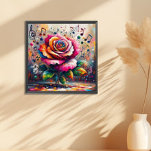 Load image into Gallery viewer, Diamond Painting - Full Round - musical note flowers (30*30CM)