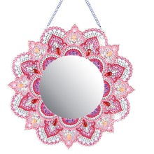 Load image into Gallery viewer, Mandala Acrylic Special Shape Desktop Diamond Mirror Art Kits for Dressing Table