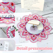 Load image into Gallery viewer, Mandala Acrylic Special Shape Desktop Diamond Mirror Art Kits for Dressing Table