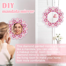 Load image into Gallery viewer, Mandala Acrylic Special Shape Desktop Diamond Mirror Art Kits for Dressing Table