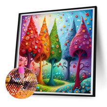 Load image into Gallery viewer, Diamond Painting - Full Round - Colorful trees (30*30CM)