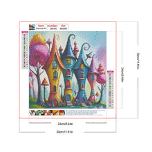 Load image into Gallery viewer, Diamond Painting - Full Round - Colorful house (30*30CM)
