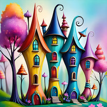 Load image into Gallery viewer, Diamond Painting - Full Round - Colorful house (30*30CM)