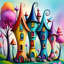 Load image into Gallery viewer, Diamond Painting - Full Round - Colorful house (30*30CM)