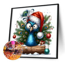 Load image into Gallery viewer, Diamond Painting - Full Round - Christmas peacock (30*30CM)