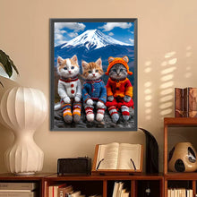 Load image into Gallery viewer, Diamond Painting - Full Round - Snow mountain cat (30*40CM)