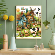 Load image into Gallery viewer, Diamond Painting - Full Round - Farm cow (40*50CM)