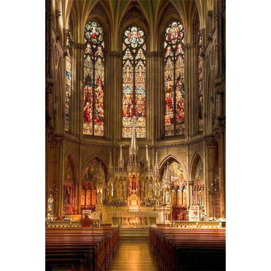 AB Diamond Painting - Full Round - Church (40*60CM)