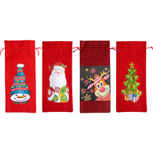 Load image into Gallery viewer, Christmas Special Shape Diamond Painting Wine Bottle Cover Set for Table Decor