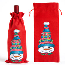 Load image into Gallery viewer, Christmas Special Shape Diamond Painting Wine Bottle Cover Set for Table Decor