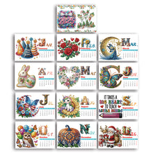 Load image into Gallery viewer, 2025 Special Shape Cup Desktop Diamond Standing Calendar for Bedroom Living Room