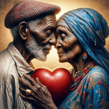 Load image into Gallery viewer, Diamond Painting - Full Round - Grandpa and grandma (40*40CM)