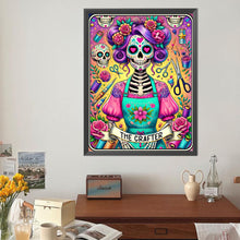 Load image into Gallery viewer, Diamond Painting - Full Round - Abstract girl tarot card (40*50CM)