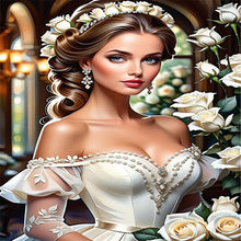 Load image into Gallery viewer, Diamond Painting - Full Round - Elegant lady (40*50CM)