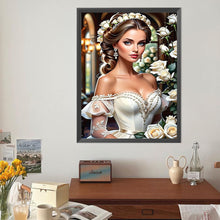 Load image into Gallery viewer, Diamond Painting - Full Round - Elegant lady (40*50CM)