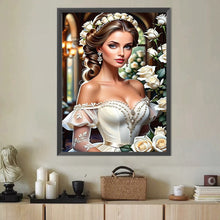 Load image into Gallery viewer, Diamond Painting - Full Round - Elegant lady (40*50CM)