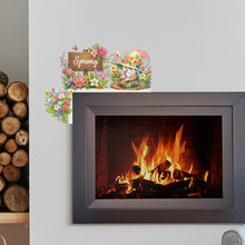 Load image into Gallery viewer, Spring Garden Gnome Diamond Painting Art Door Right Angle Sign for Home Decor