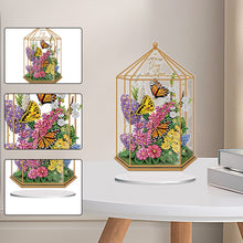 Load image into Gallery viewer, Acrylic Special Shape Flower Candle Desktop Diamond Art Kits Bedroom Table Decor