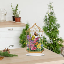 Load image into Gallery viewer, Acrylic Special Shape Flower Candle Desktop Diamond Art Kits Bedroom Table Decor