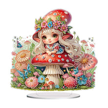 Load image into Gallery viewer, Acrylic Special Shape Flower Candle Desktop Diamond Art Kits Bedroom Table Decor