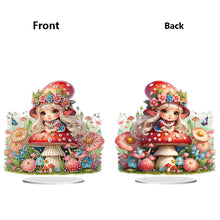 Load image into Gallery viewer, Acrylic Special Shape Flower Candle Desktop Diamond Art Kits Bedroom Table Decor