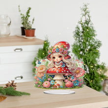 Load image into Gallery viewer, Acrylic Special Shape Flower Candle Desktop Diamond Art Kits Bedroom Table Decor