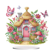 Load image into Gallery viewer, Acrylic Special Shape Flower Candle Desktop Diamond Art Kits Bedroom Table Decor