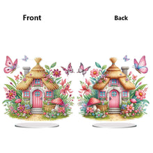 Load image into Gallery viewer, Acrylic Special Shape Flower Candle Desktop Diamond Art Kits Bedroom Table Decor