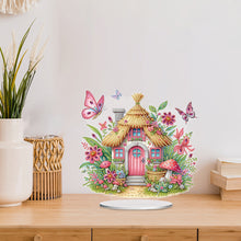 Load image into Gallery viewer, Acrylic Special Shape Flower Candle Desktop Diamond Art Kits Bedroom Table Decor