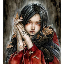 Load image into Gallery viewer, Diamond Painting - Full Square - Snake woman (45*50CM)