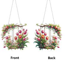 Load image into Gallery viewer, Acrylic Special Shape Tulip Swing Diamond Painting Hanging Pendants for Home