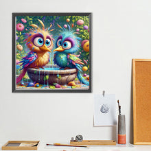 Load image into Gallery viewer, Diamond Painting - Full Round - Big-eyed bird (40*40CM)